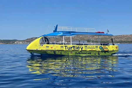 Boat trip by turtle submarine