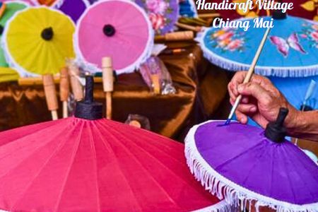 Bua Thong Waterfall and handicraft village tour in Chiang Mai