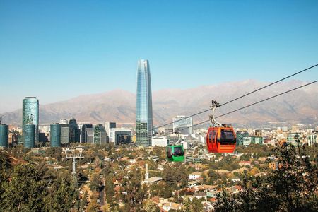 Private tour of Santiago with Bellavista, San Cristóbal and cable car