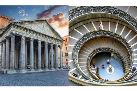 Vatican Museums and Pantheon combo ticket with audio guide