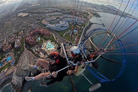The ultimate Tenerife adventure, paratrike over coast and mountains