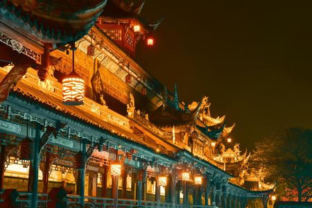 Dujiangyan half- day tour and blue tears night view