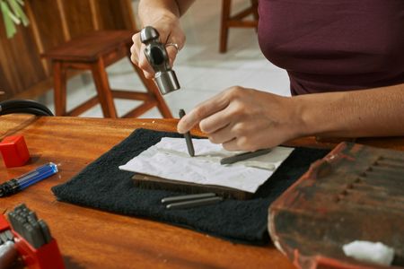 Hands-on silver jewellery workshop in Canggu