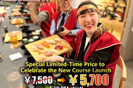 Sushi-making class with samurai performance in Asakusa