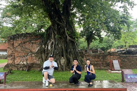 Guided tour of Ayutthaya with cable car and temple visits