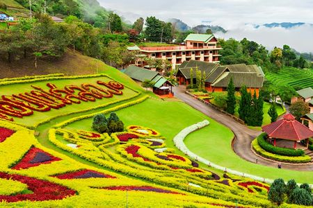 Doi Tung Royal Villa with sacred temple and gardens private transfer