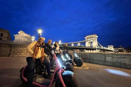 Budapest Guided E-Scooter Tour by Night