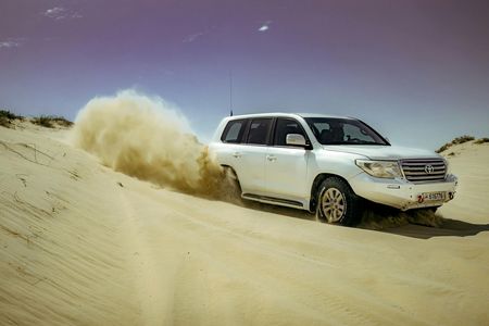Shared Desert safari with Inland Sea Visit from Doha