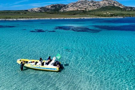 Asinara dinghy tour with aperitif from Stintino