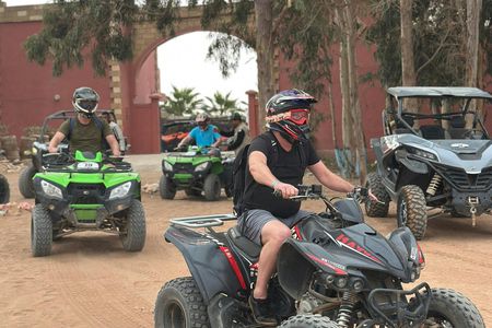 Moroccan dunes quad ride at sunset with all-you-can-eat buffet