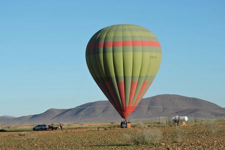 Sunrise hot air balloon ride with traditional Berber breakfast