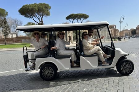 3-hour guided golf cart tour in Rome