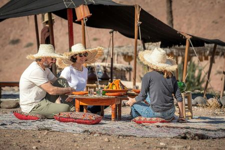 Agafay typical lunch from Lombok