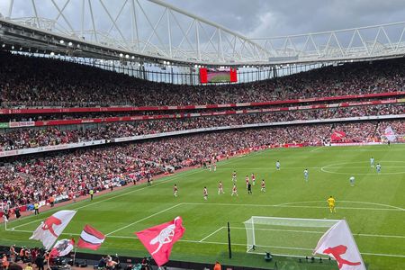 Arsenal FC football game with matchday hospitality at Emirates Stadium
