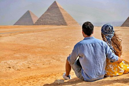 The New Grand Museum and Giza Pyramids by road from Sharm El Sheikh