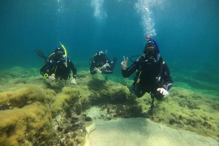 Beginner scuba diving experience in the Mediterranean Sea
