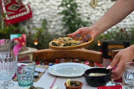 Traditional food tour in Shkodra with garden dinner