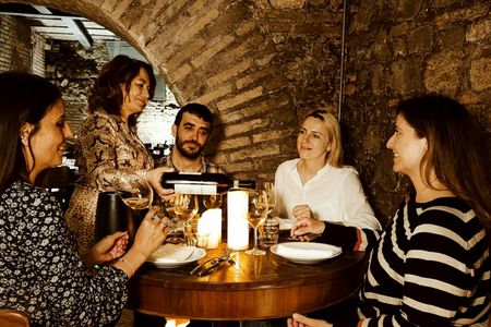 Candlelit dining experience in the ancient Baths of Agrippa