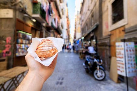 Naples street food market shared tour