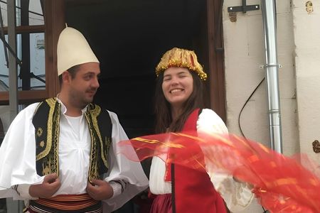 Albanian traditional costume experience in Gjirokastër