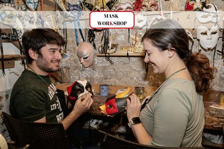 Magic Mask Decoration Class in St. Mark’s Square