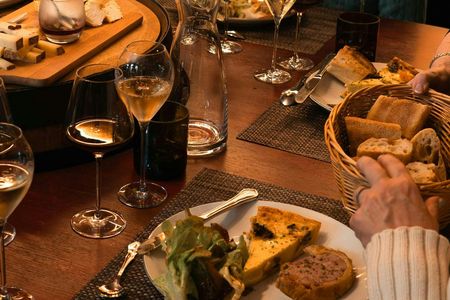 Champagne experience with tasting and dinner at Clos Corbier