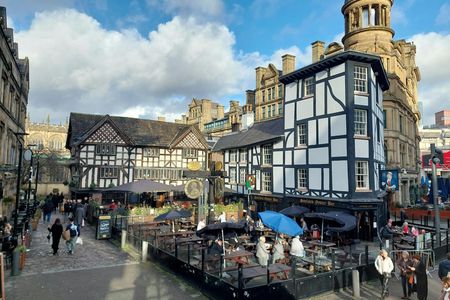 Gay village and Northern Quarter food tour in Manchester