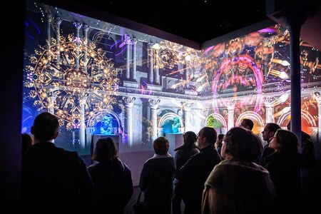 Entrance to Le Hameau Duboeuf vine and wine theme park