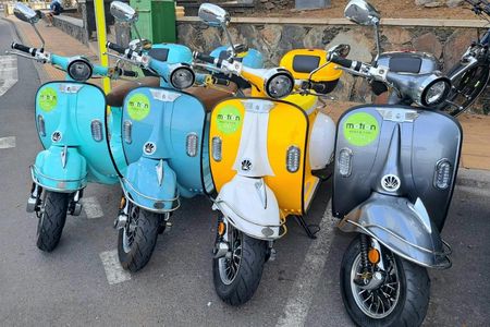 Vintage style electric scooter rental