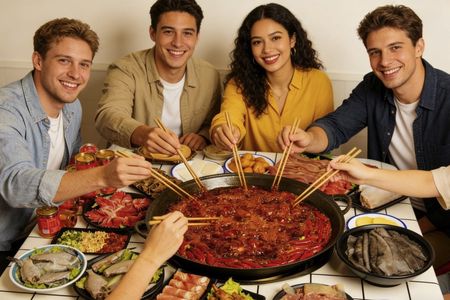 Chengdu private evening tour with hot pot dinner