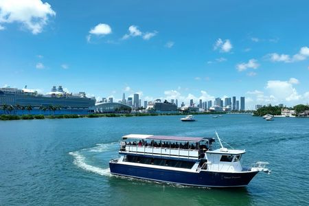 Biscayne Bay millionaire's row sightseeing boat tour