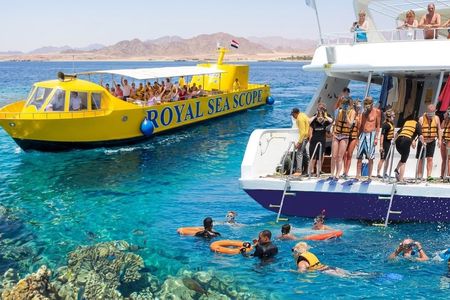 Snorkeling cruise with lunch and seascope submarine in Sharm el-Sheikh