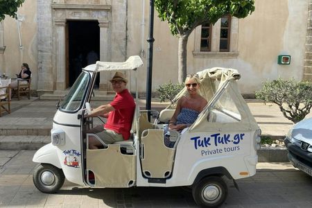 Malia to Sissi private tuk-tuk journey with tastings