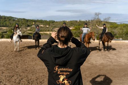 Guided horseback ride in Randa Valley