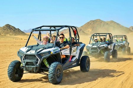Sand Buggy Evening Experience with Dinner and Show in Hurghada Desert