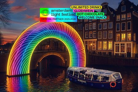 Amsterdam Light Festival cruise with open bar