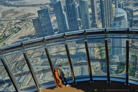 At The Top L124 with gold cappuccino at Armani Cafe TDM