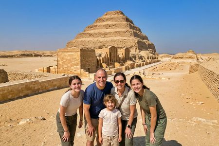 Saqqara Pyramids, Tombs, Serapeum and Grand Museum by plane from Sharm