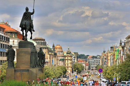 Guided walking tour of Prague's historic centre