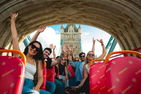 London 1‑day unlimited river cruise and hop‑on hop‑off bus tour combo