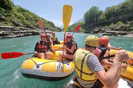 Vjosa River and rafting Benja baths day trip