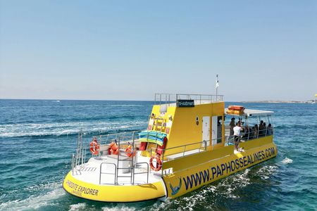 Yellow Submarine swim cruise with unlimited drinks from Larnaca