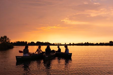 Sunset tour with canoe