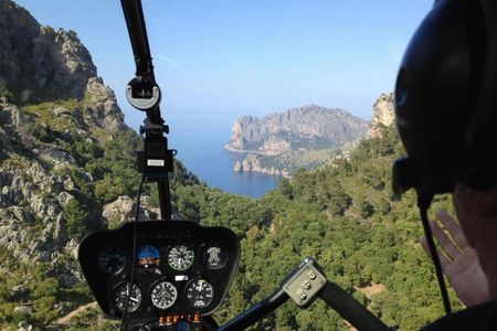 30-minute helicopter tour over Mallorca