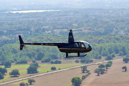 8-minute helicopter ride over Palma de Mallorca city