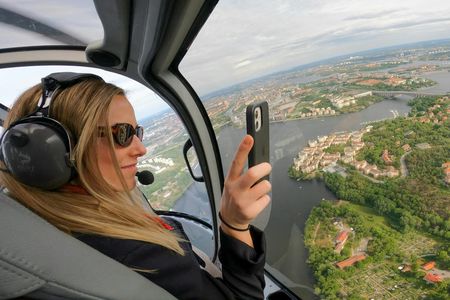 Stockholm highlights helicopter tour