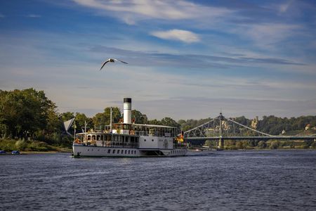 River sightseeing cruise in Dresden