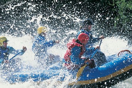 Cajón del Maipo rafting experience from Santiago