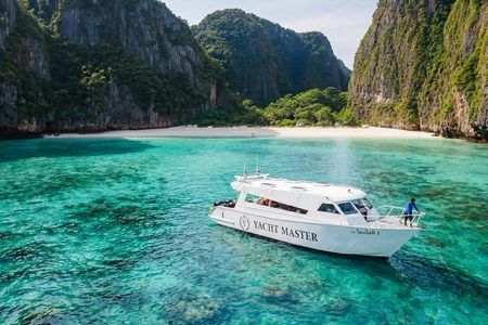 Phi Phi and 4 islands luxury speed catamaran sunset cruise with BBQ