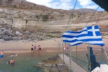 Rhodes Sun & Sea Boat Trip from Kolymbia Ticket Only